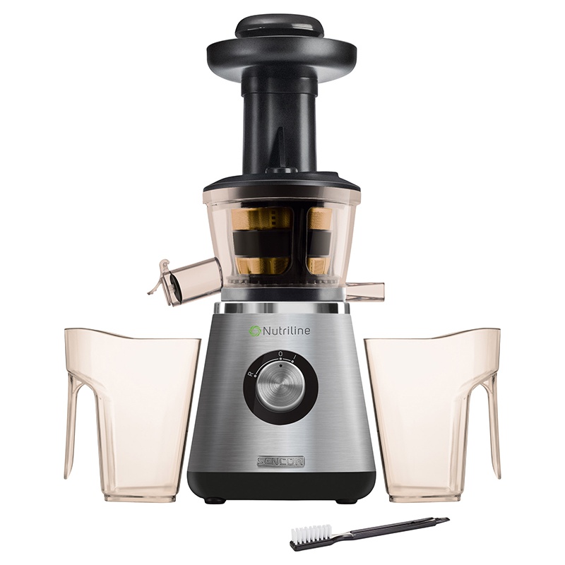 Storcător de fructe și legume Sencor Slow Juicer 400W, presare la rece 60 rpm, filtrare titan, 0.8L