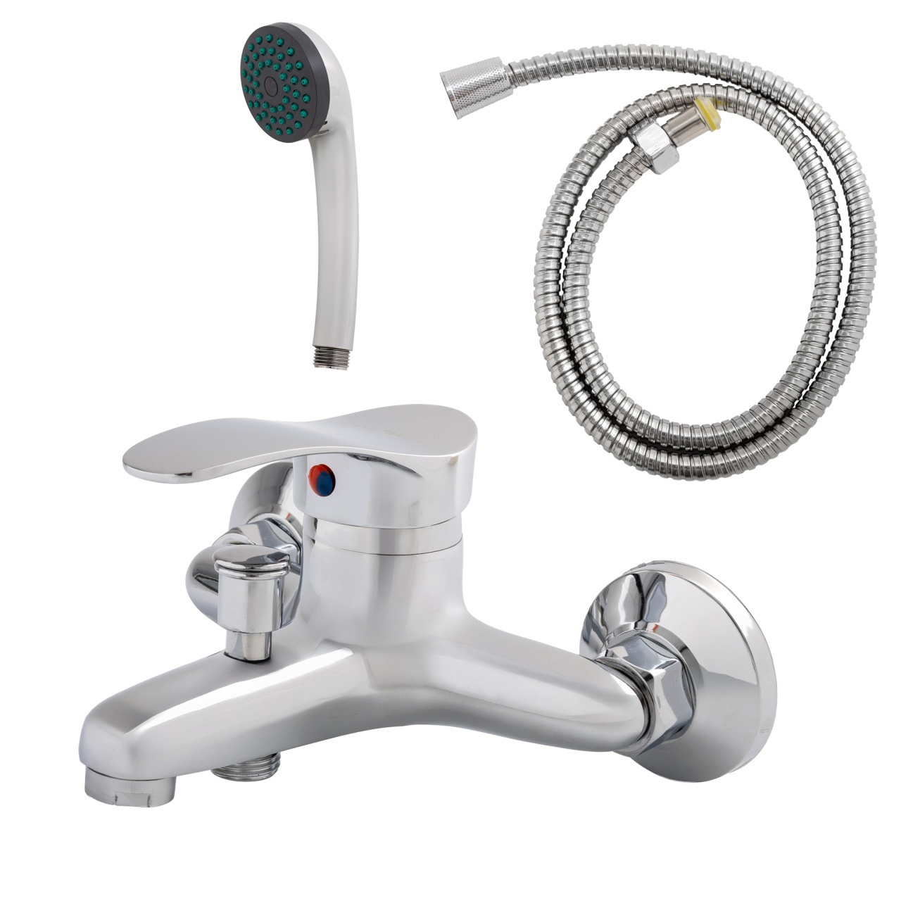 Baterie cadă cu duș Sanit Lux DS-91013, monocomandă, cromată