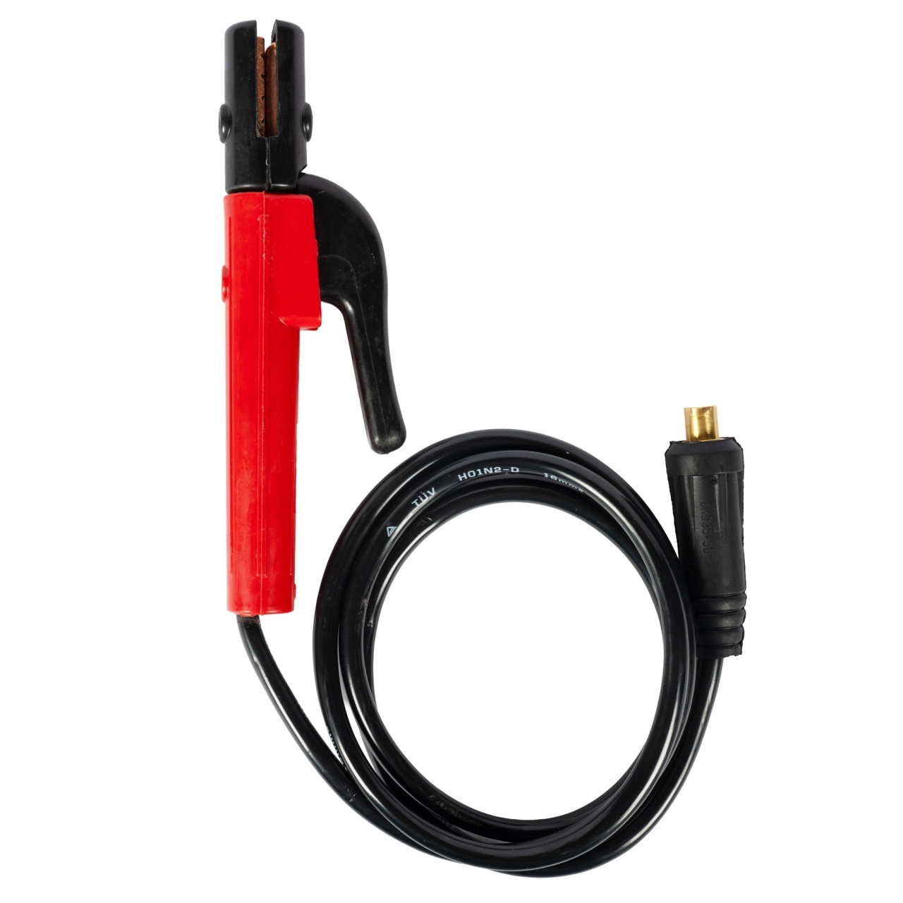 Set cabluri de sudura Micul Fermier 300A – cleste masa + portelectrod, conectori 35-50