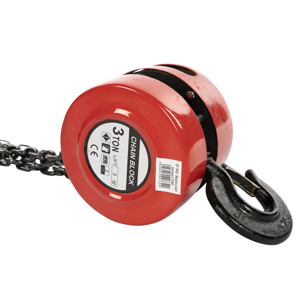 Palan manual cu lanț 3T (3000 kg), lanț 2.5 m – Micul Fermier