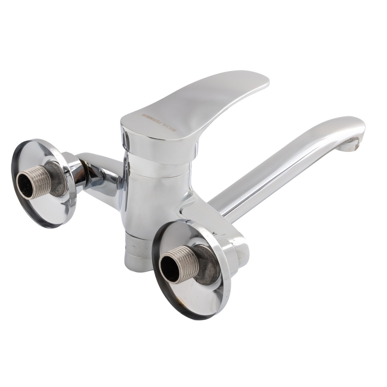 Baterie baie perete DS-91018 monocomandă, crom