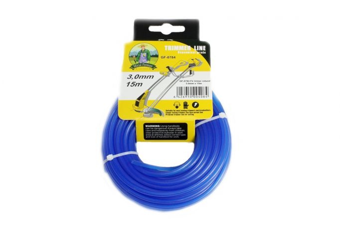 Fir motocoasa rotund Micul Fermier 3.0 mm x 15 m (pentru trimmer/Autocut)