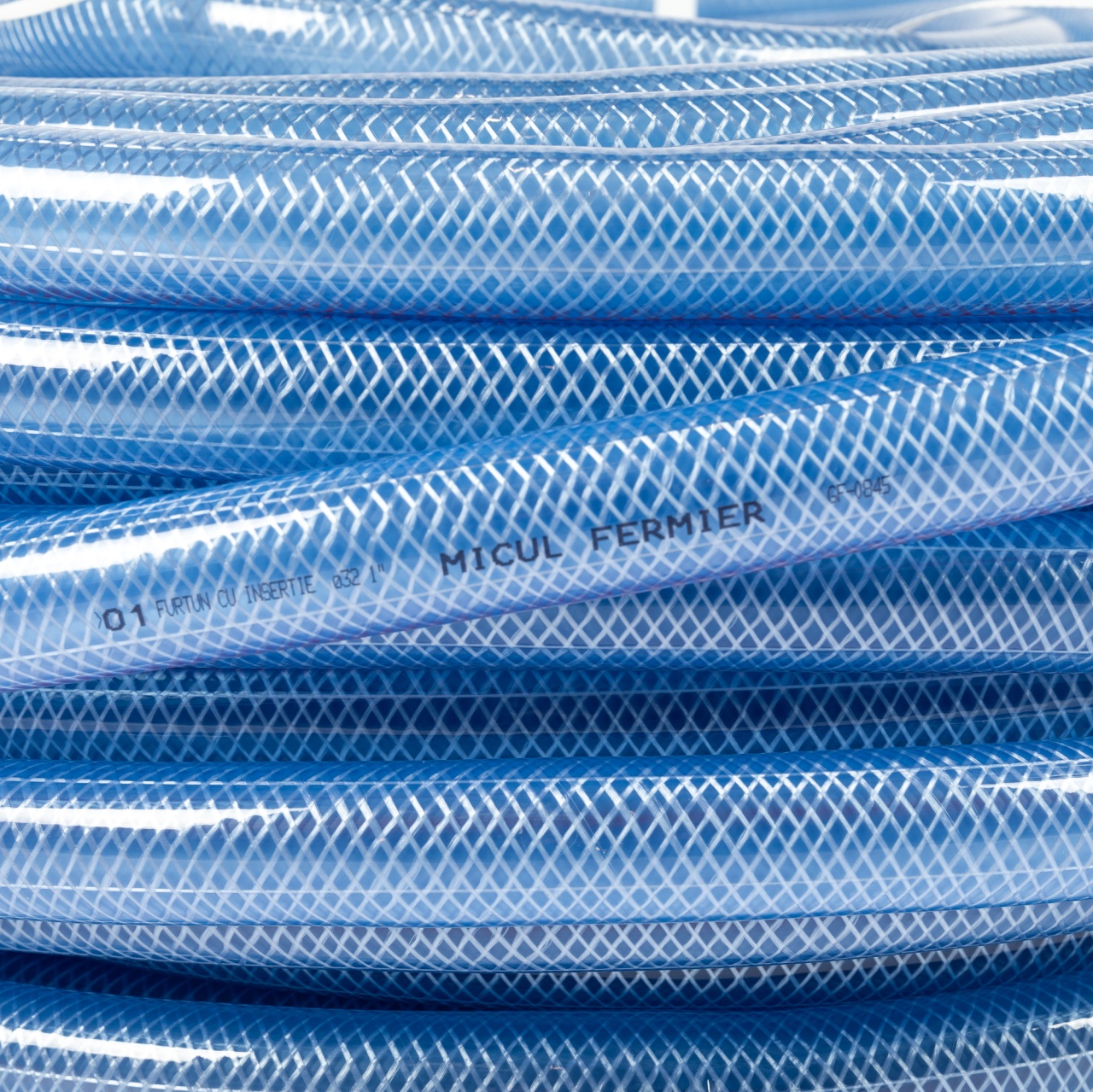 Furtun apă transparent cu inserție 1” (32 mm) 50 m – Micul Fermier GF-0845