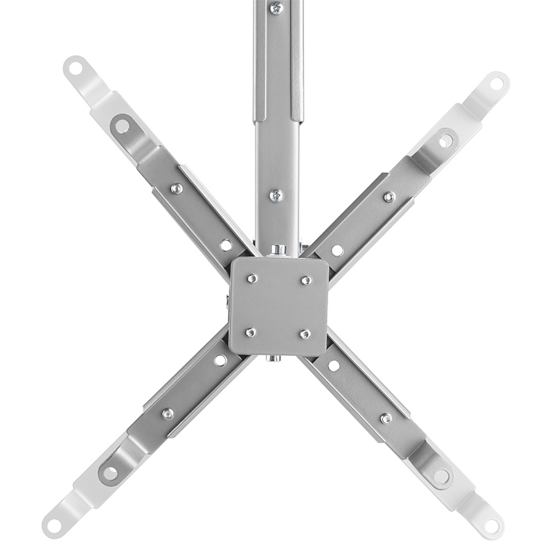 Suport de perete reglabil pentru proiector/retroproiector, 43–65 cm, max. 10 kg, gri