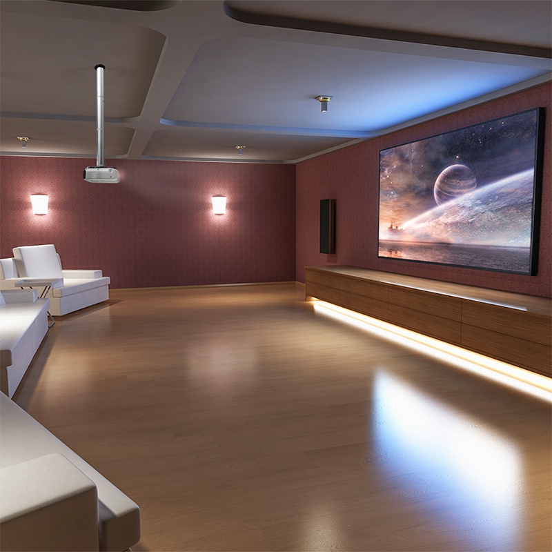 Suport tavan proiector Cabletech universal, max. 10 kg, gri