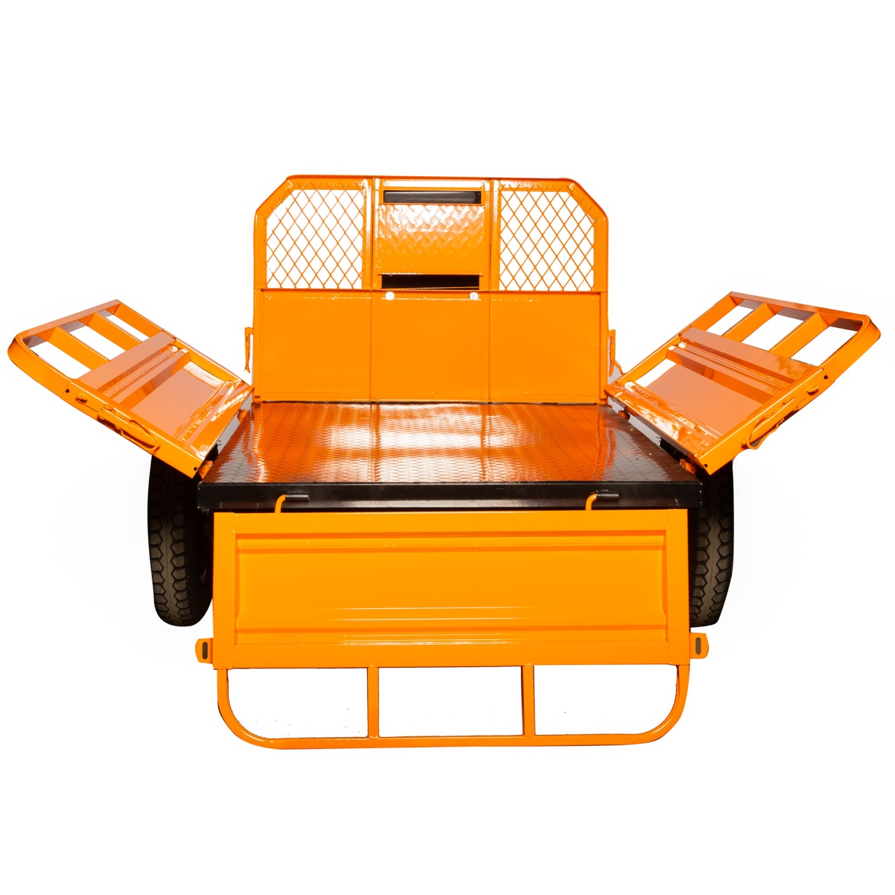 Remorcă pentru motocultor Detoolz DZ-M149 600 kg, basculabilă, extensie înălțime 150 mm