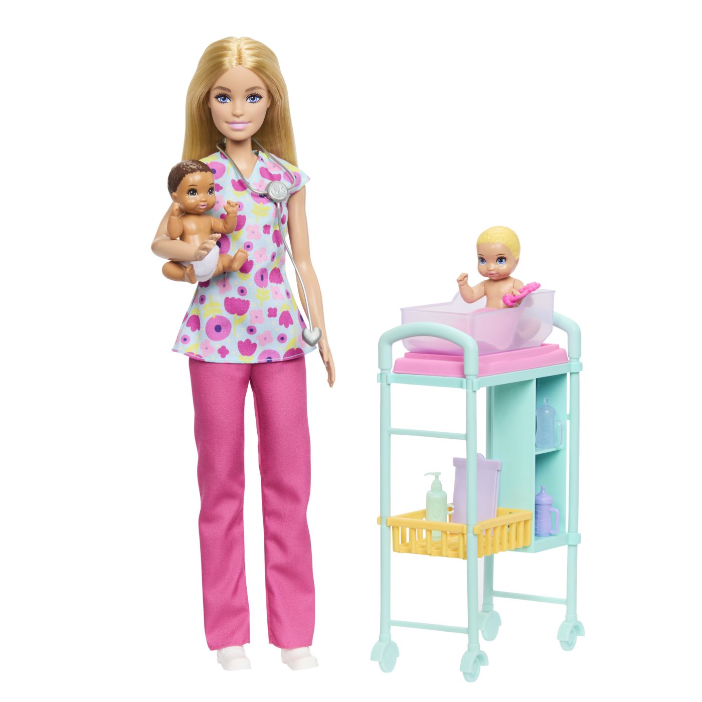 BARBIE YOU CAN BE ANYTHING PAPUSA DOCTOR PEDIATRU CU ACCESORII SuperHeroes ToysZone