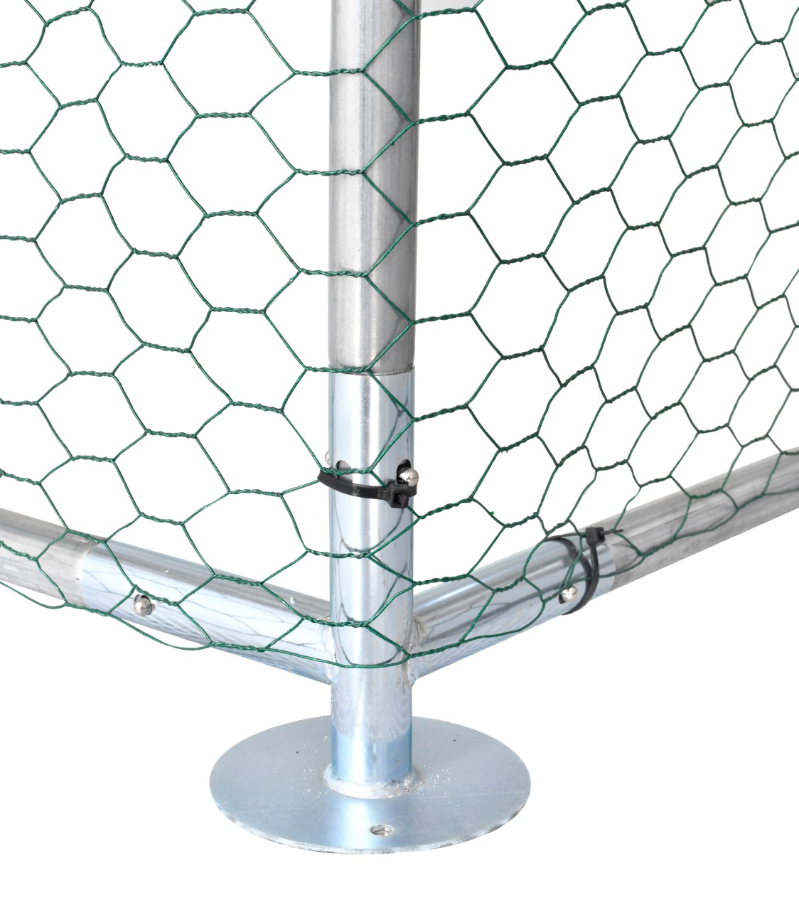 Tarc/Coteț pentru păsări 3x6x2 m Micul Fermier G01 – țarc găini cu plasă galvanizată și acoperiș anti-UV