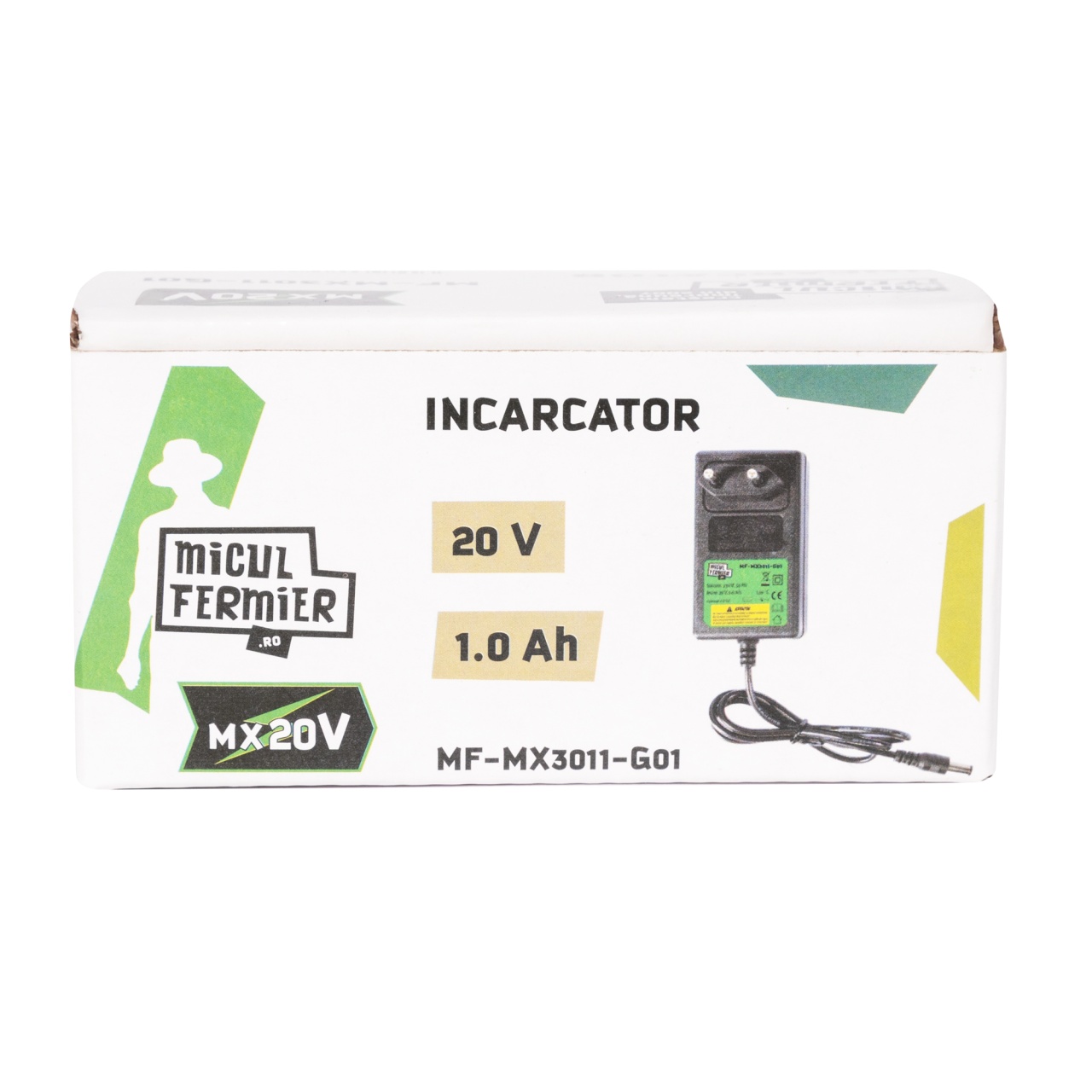 Încărcător acumulator Li-Ion Micul Fermier 20V 1A pentru gama MF-MX20V