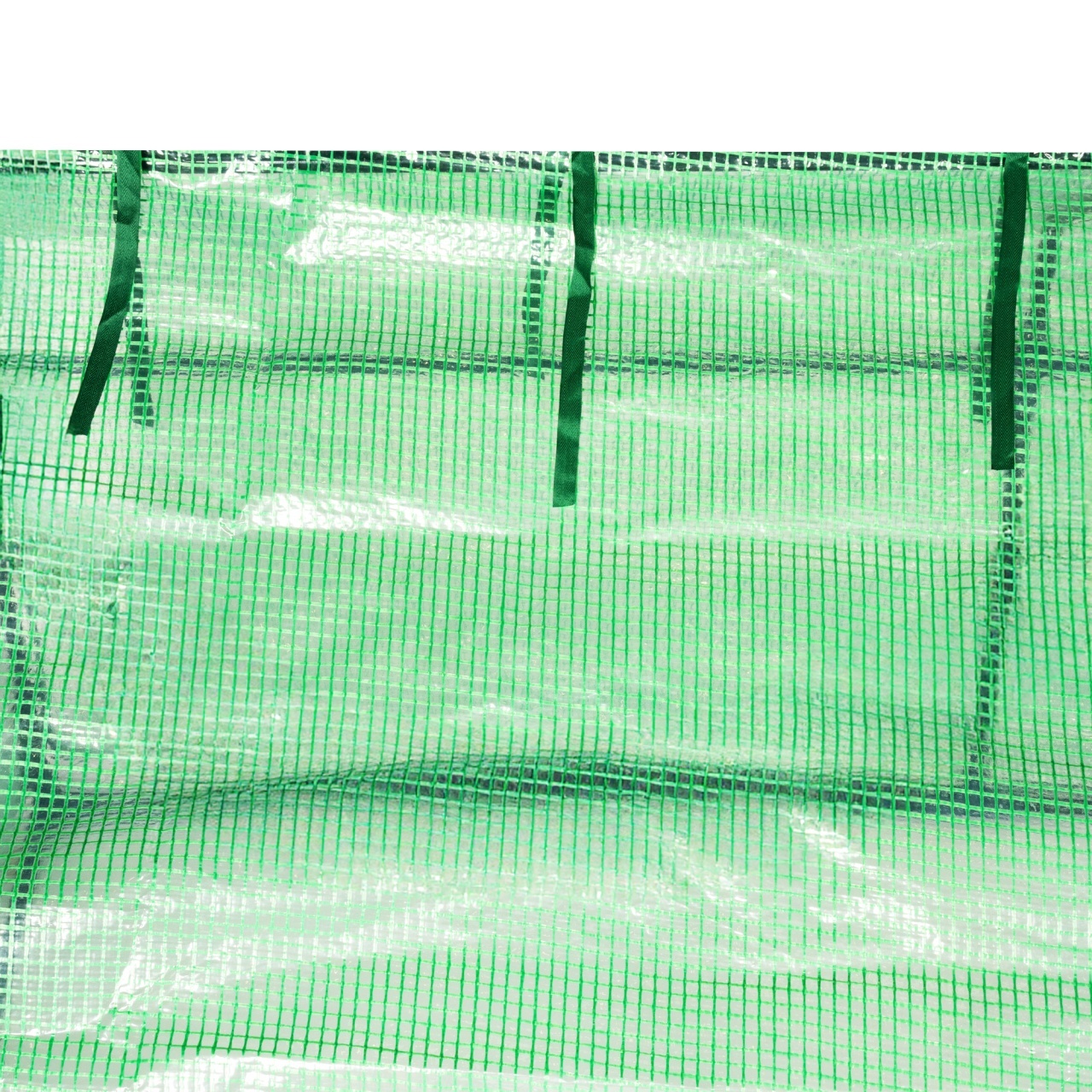 Mini-seră grădină Micul Fermier 4x1x0,8 m cu folie polietilenă armată 140 g/mp (UV4)