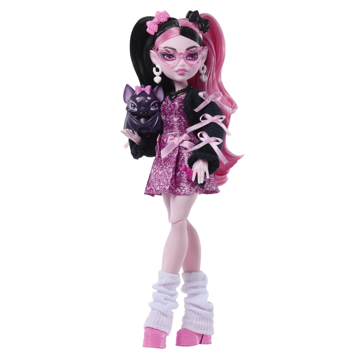 MONSTER HIGH PAPUSA DRACULAURA CU ACCESORII SuperHeroes ToysZone