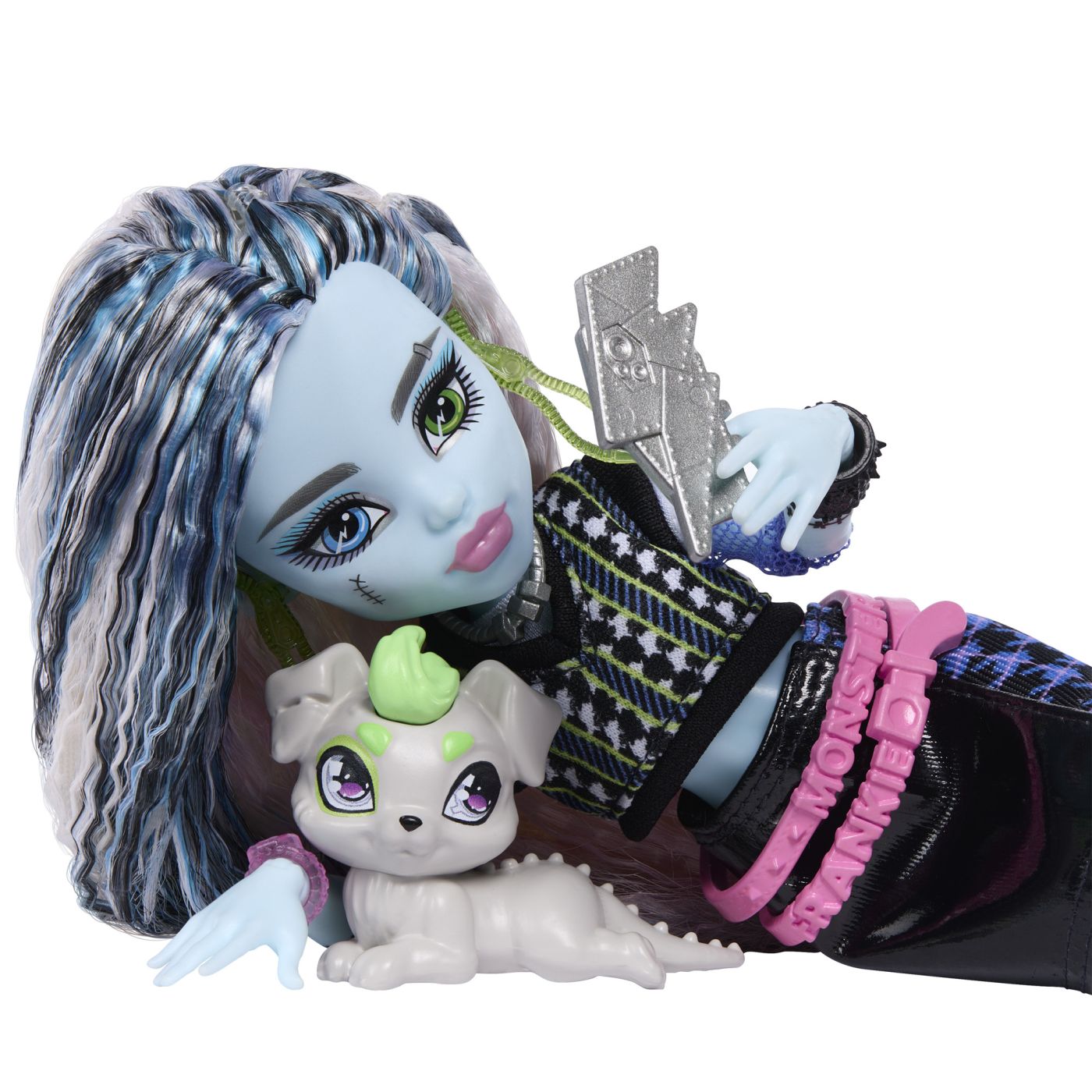 MONSTER HIGH PAPUSA FRANKIE STEIN CU ACCESORII SuperHeroes ToysZone