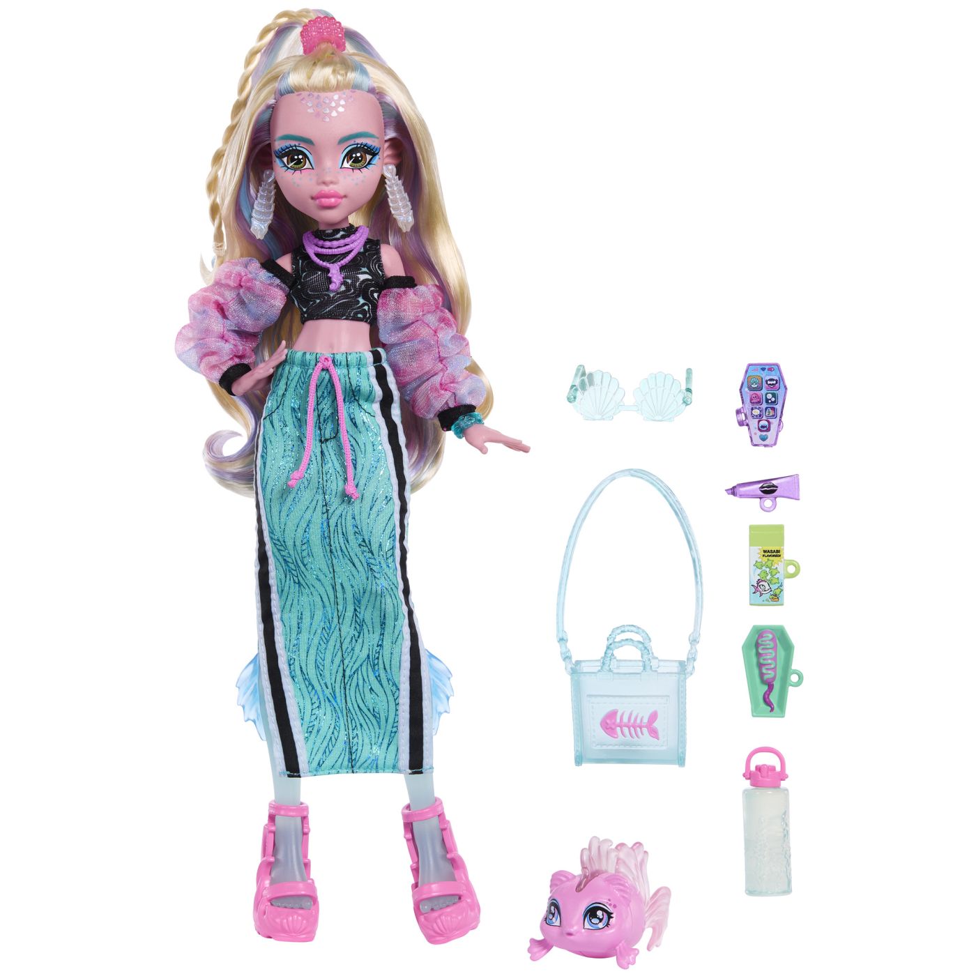 MONSTER HIGH PAPUSA LAGOONA BLUE CU ACCESORII SuperHeroes ToysZone