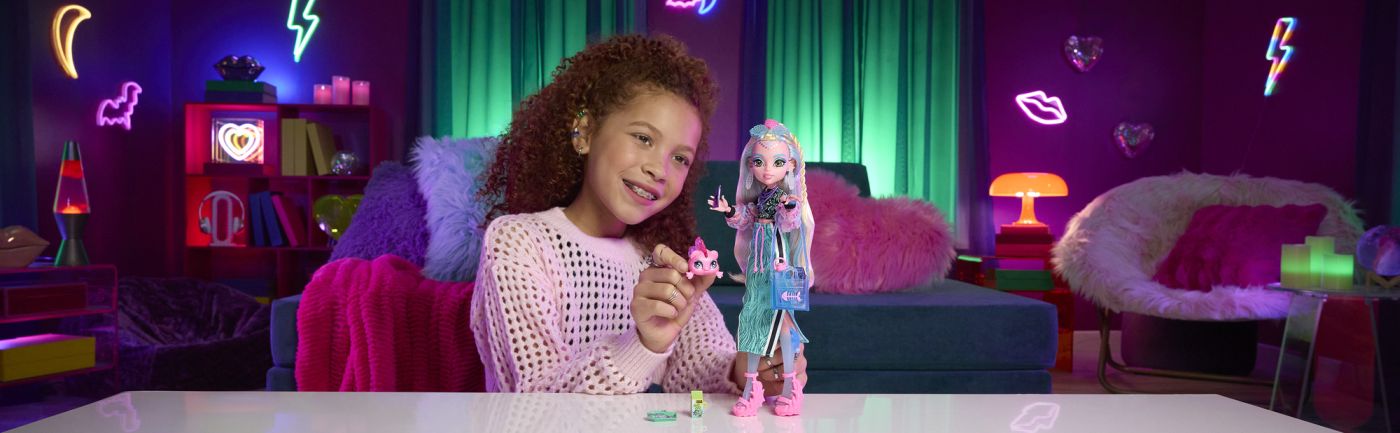 MONSTER HIGH PAPUSA LAGOONA BLUE CU ACCESORII SuperHeroes ToysZone