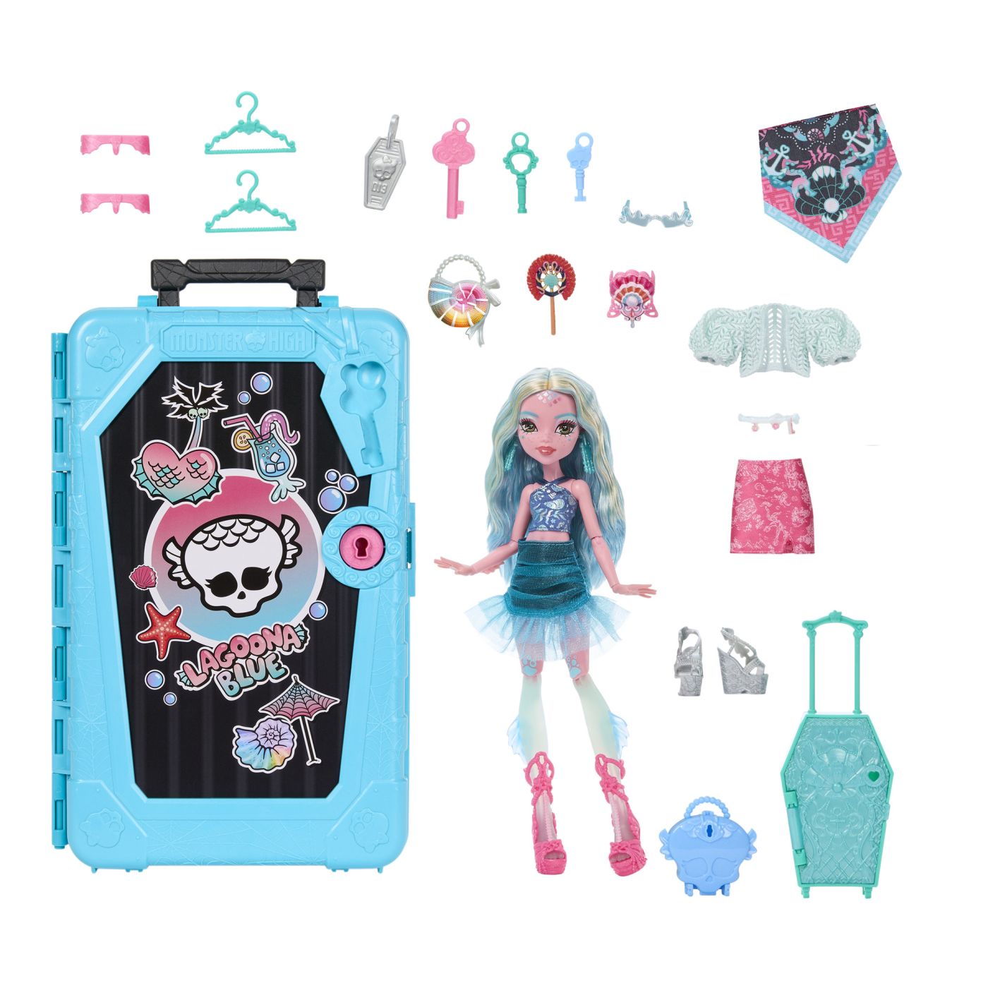 MONSTER HIGH SKULLTIMATE SECRET PAPUSA LAGOONA BLUE SuperHeroes ToysZone