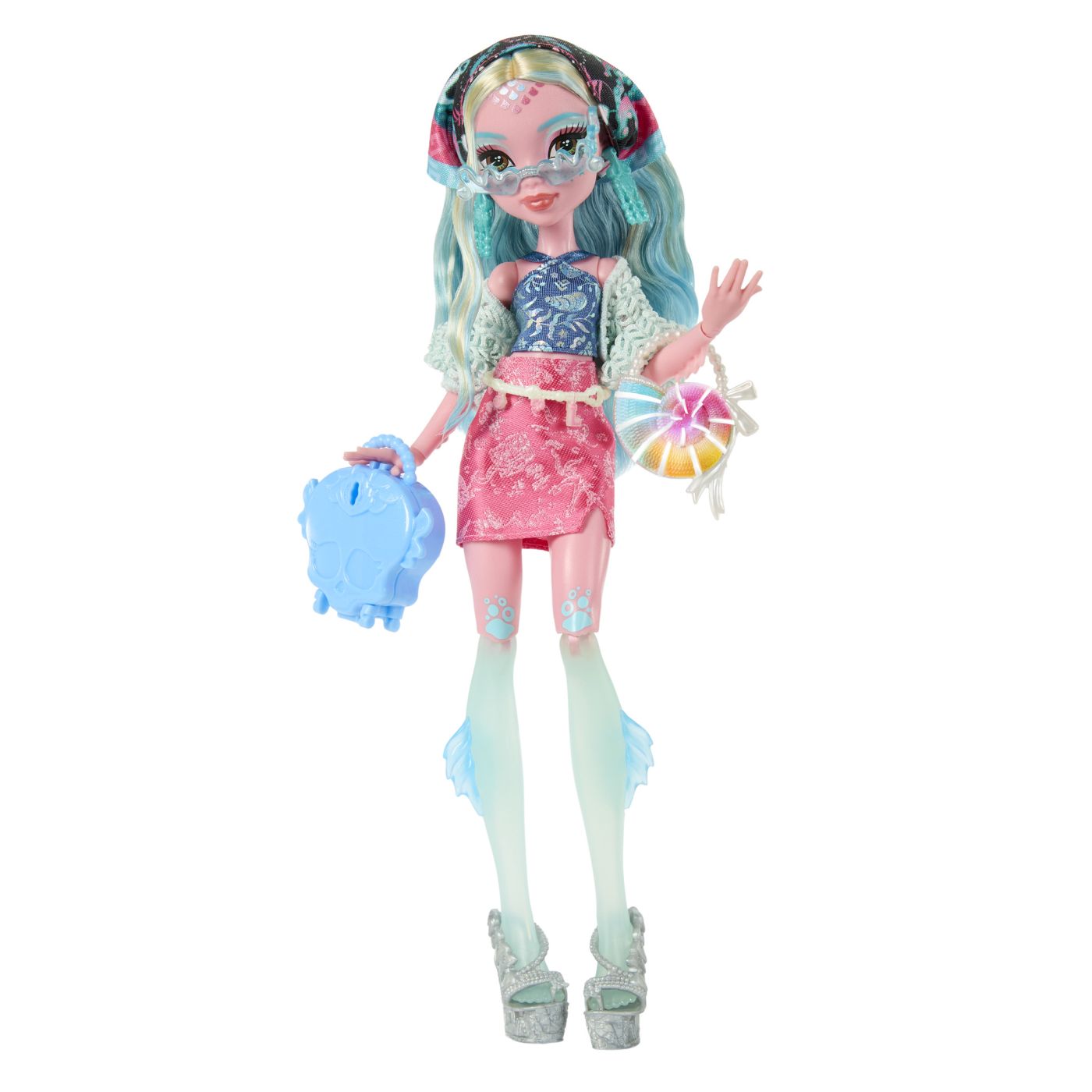 MONSTER HIGH SKULLTIMATE SECRET PAPUSA LAGOONA BLUE SuperHeroes ToysZone