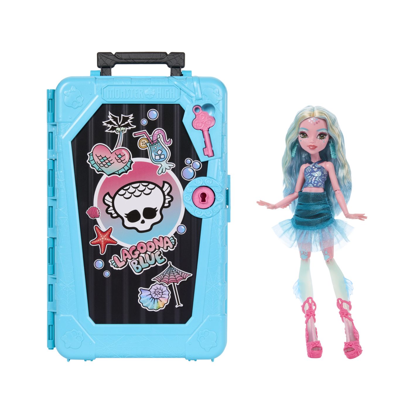 MONSTER HIGH SKULLTIMATE SECRET PAPUSA LAGOONA BLUE SuperHeroes ToysZone