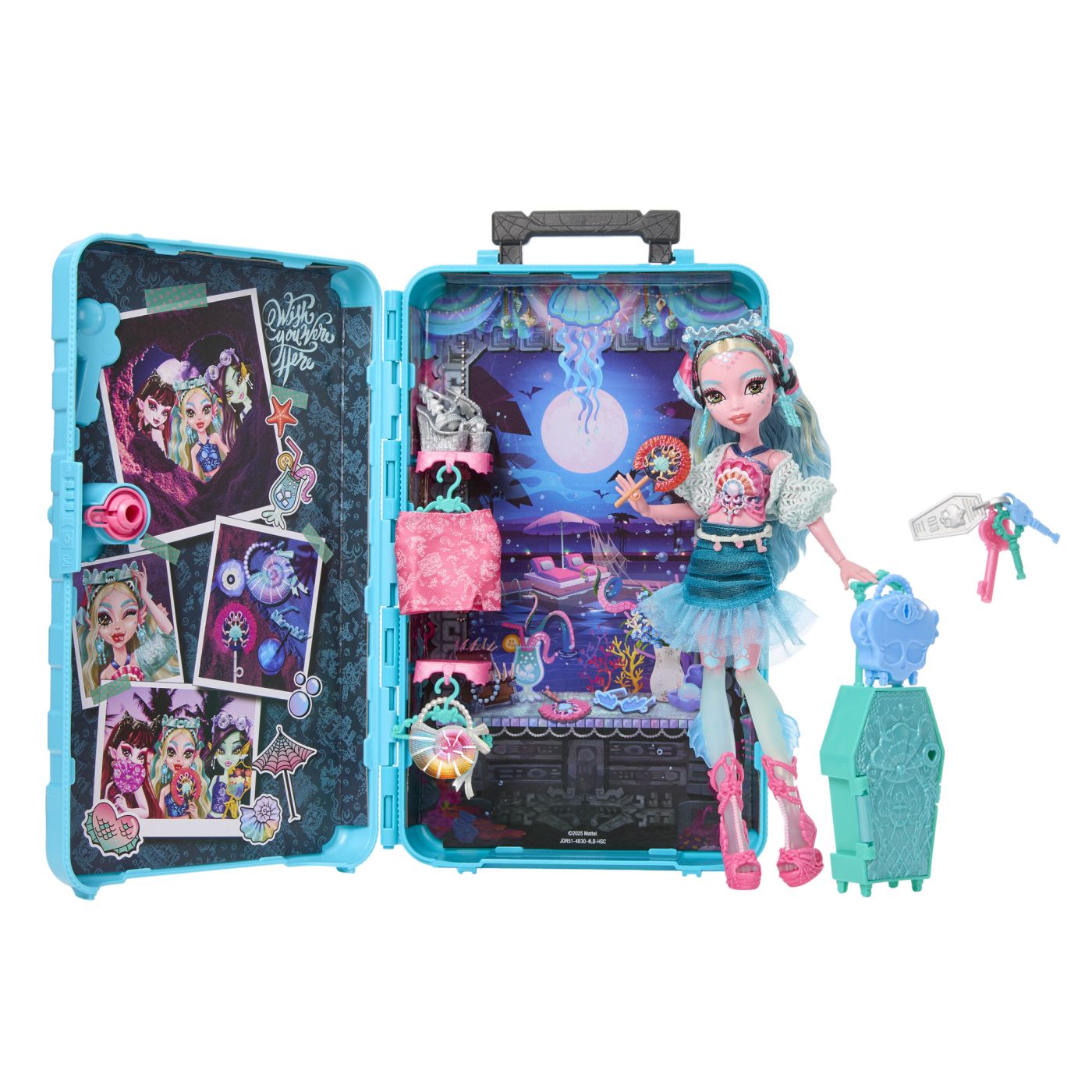 MONSTER HIGH SKULLTIMATE SECRET PAPUSA LAGOONA BLUE SuperHeroes ToysZone
