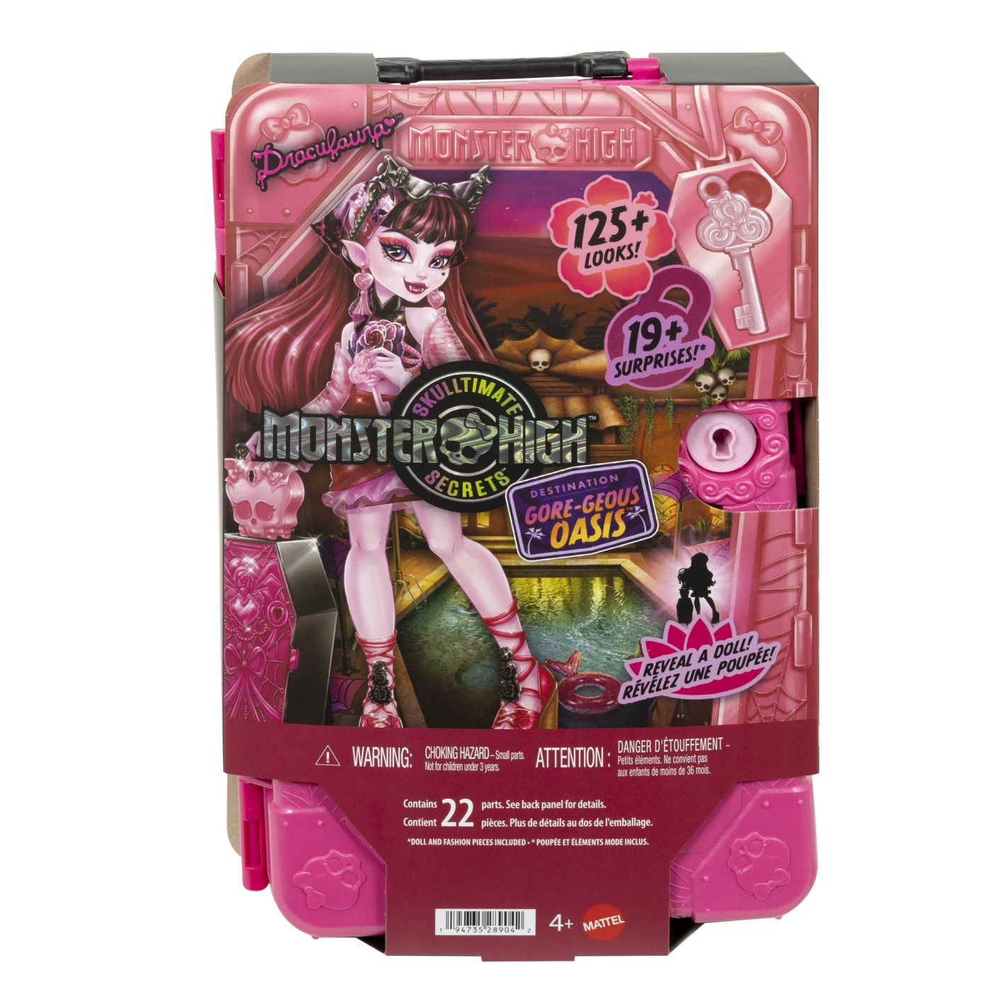 MONSTER HIGH SKULLTIMATE SECRETS PAPUSA DRACULAURA CU ACCESORII SuperHeroes ToysZone