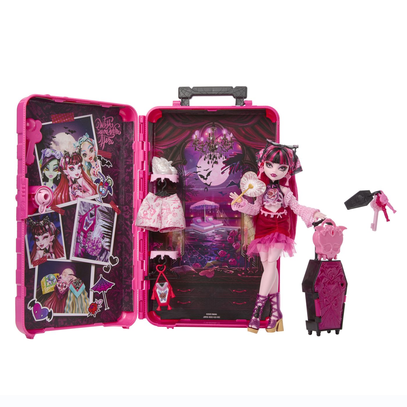 MONSTER HIGH SKULLTIMATE SECRETS PAPUSA DRACULAURA CU ACCESORII SuperHeroes ToysZone