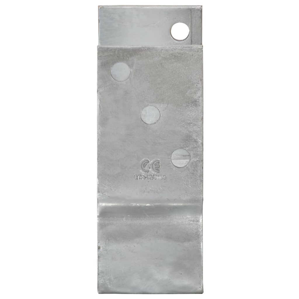Ancore de gard, 6 buc., argintiu, 9x6x15 cm, oțel galvanizat GartenMobel Dekor