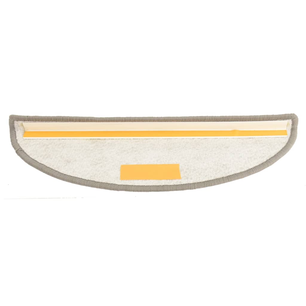 Covorașe pentru trepte scară, 15 buc., gri deschis, 56x17x3 cm GartenMobel Dekor