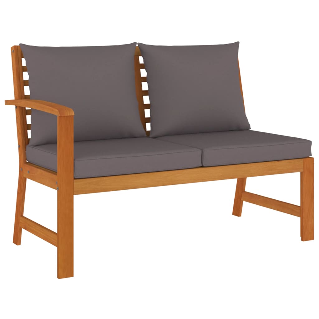 Set mobilier grădină cu perne, 11 piese, lemn masiv de acacia GartenMobel Dekor