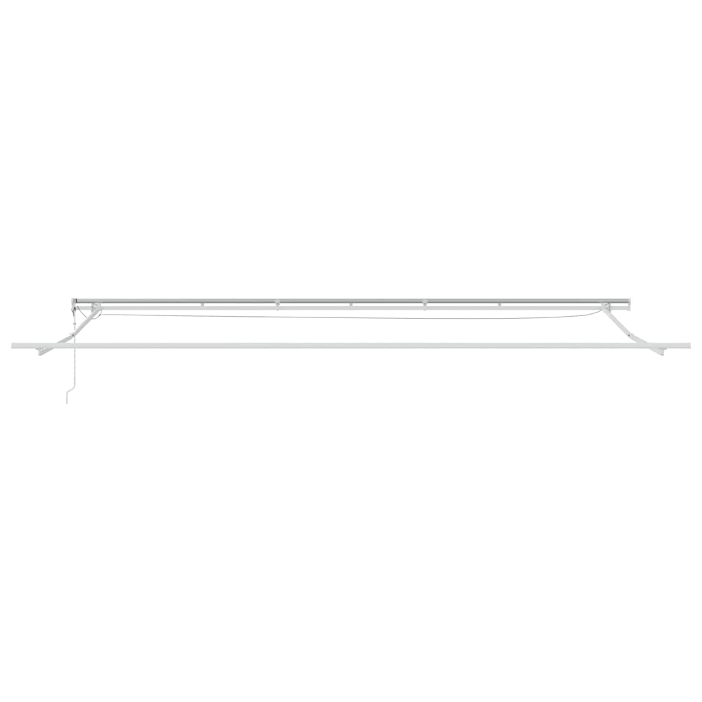 Copertină retractabilă automat cu LED, antracit/alb, 600x300 cm GartenMobel Dekor