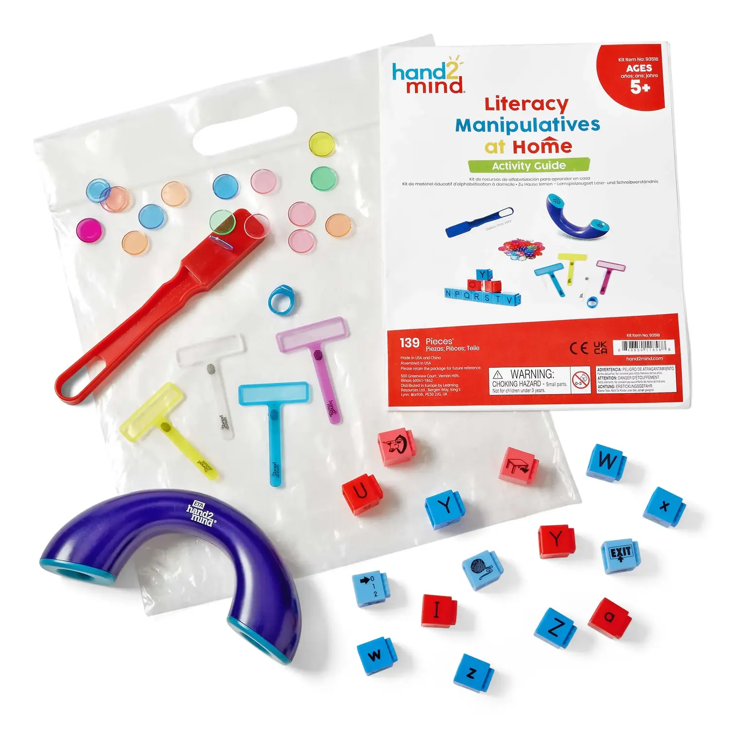 Kit de materiale tactile - Invat sa scriu & citesc (lb. engleza) PlayLearn Toys