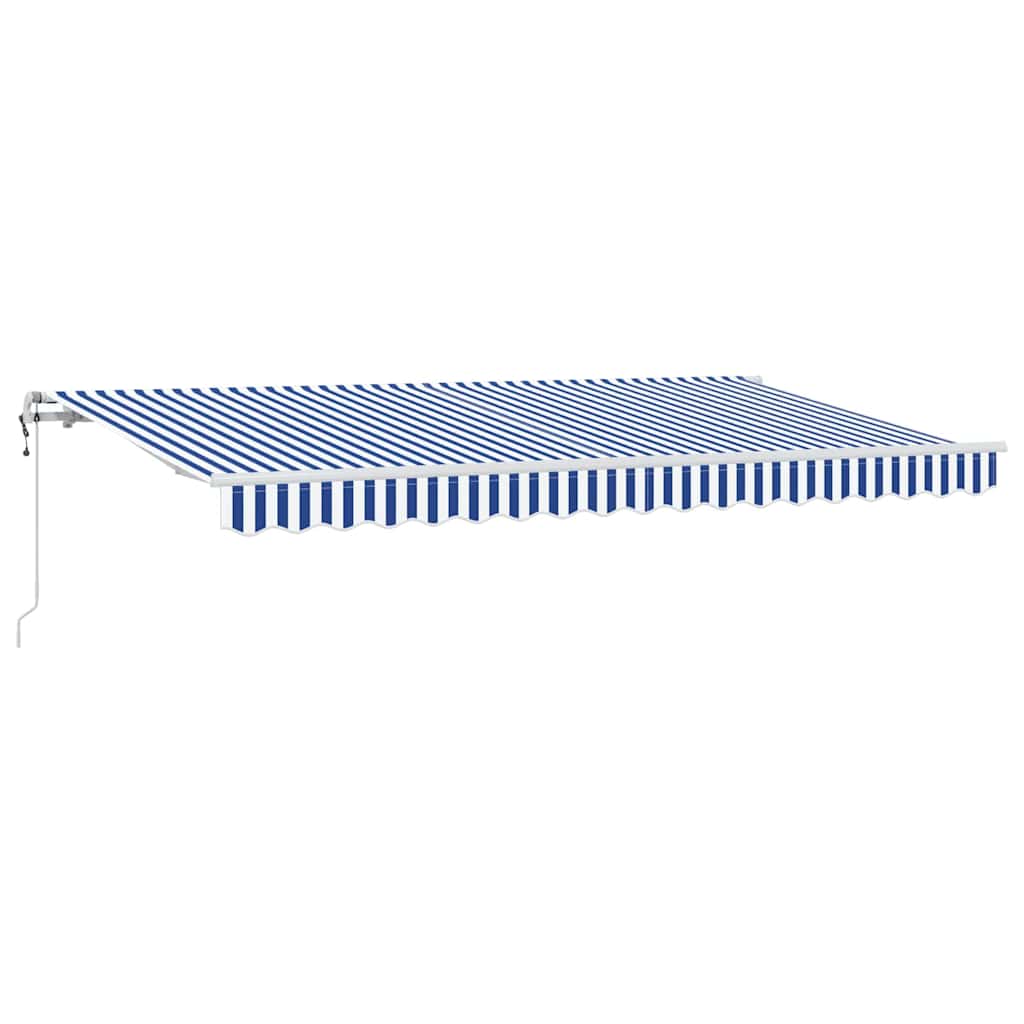 Cortina Retractabilă albastru 400 x 200 cm țesătură GartenMobel Dekor
