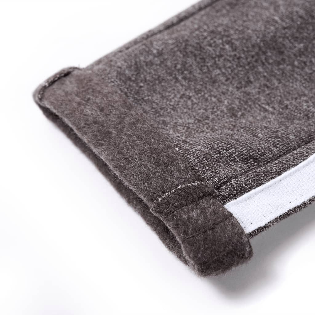 Pantaloni de trening pentru copii, gri închis melanj, 116 GartenMobel Dekor