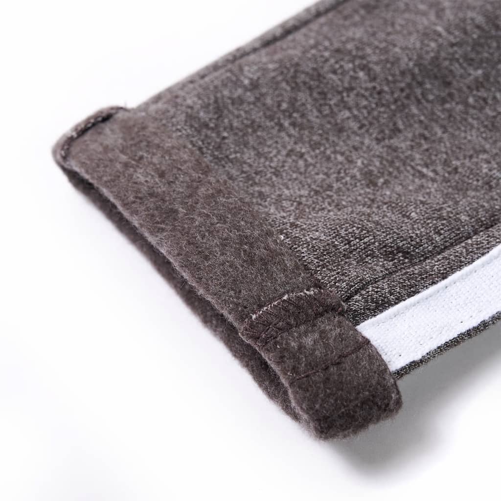 Pantaloni de trening pentru copii, gri închis melanj, 140 GartenMobel Dekor