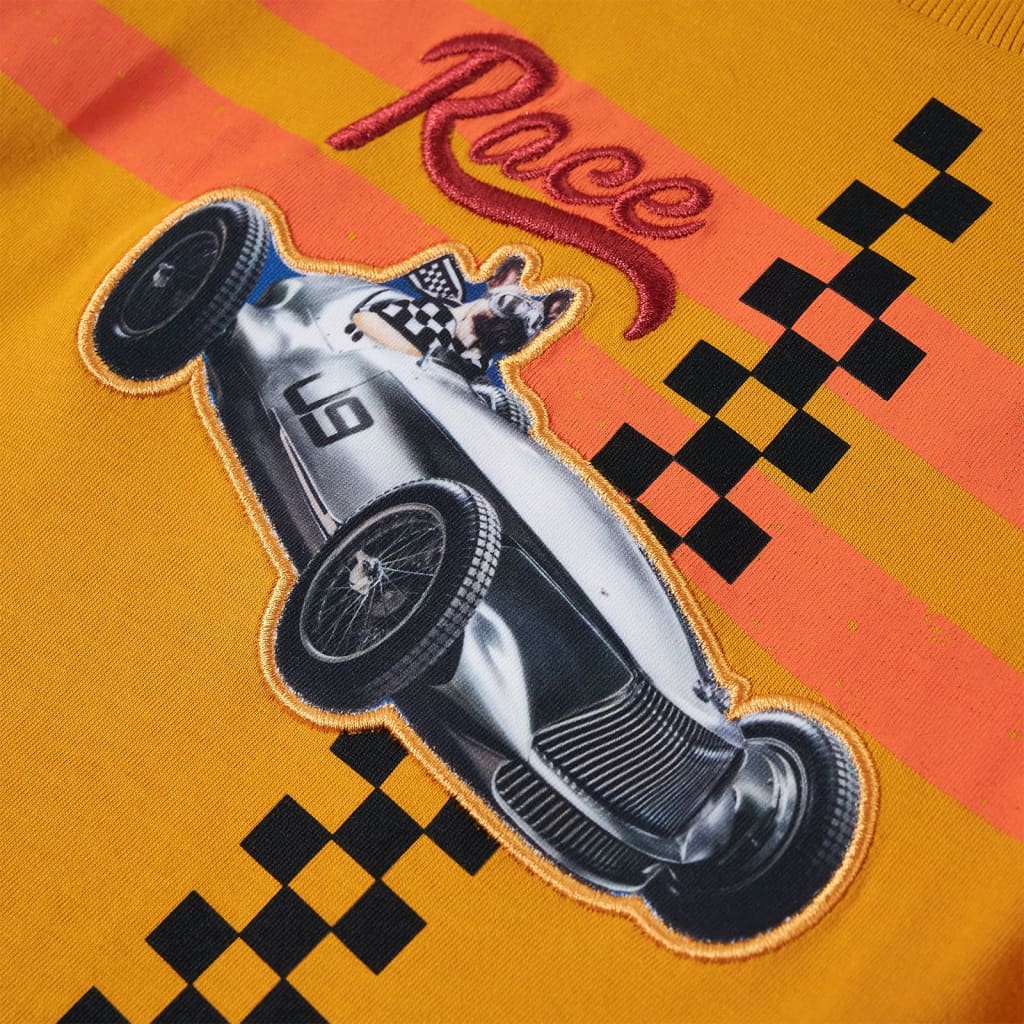 Tricou pentru copii cu mâneci lungi, ocru, 104 GartenMobel Dekor