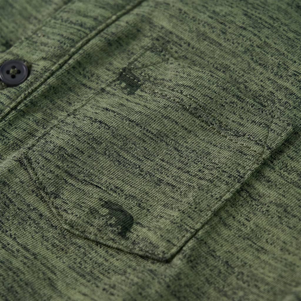 Cămașă pentru copii, kaki melanj, 128 GartenMobel Dekor