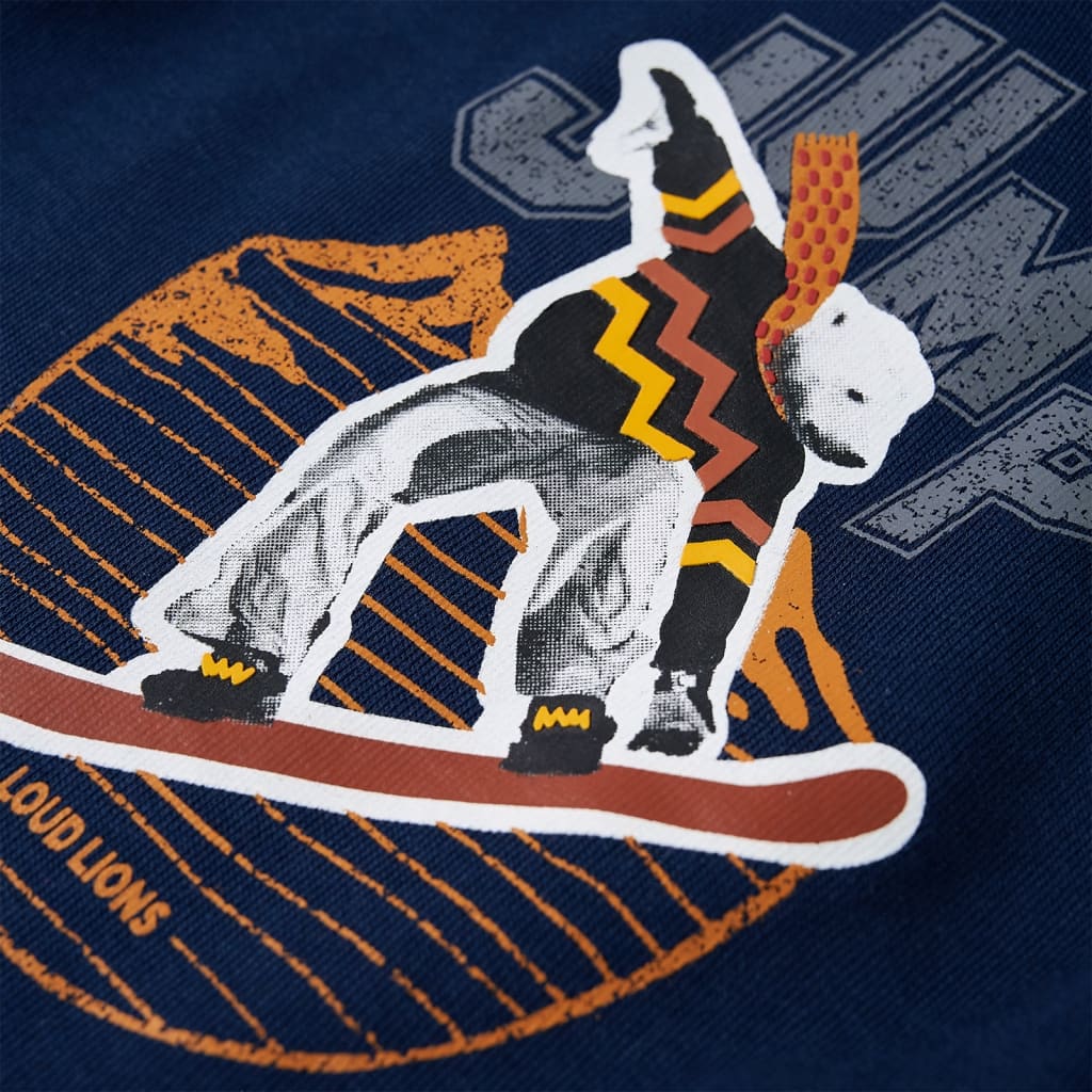 Hanorac cu glugă pentru copii bleumarin 116 GartenMobel Dekor