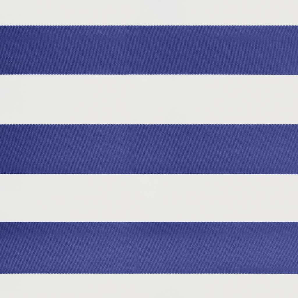 Copertină retractabilă automată, albastru și alb, 3x2,5 m GartenMobel Dekor