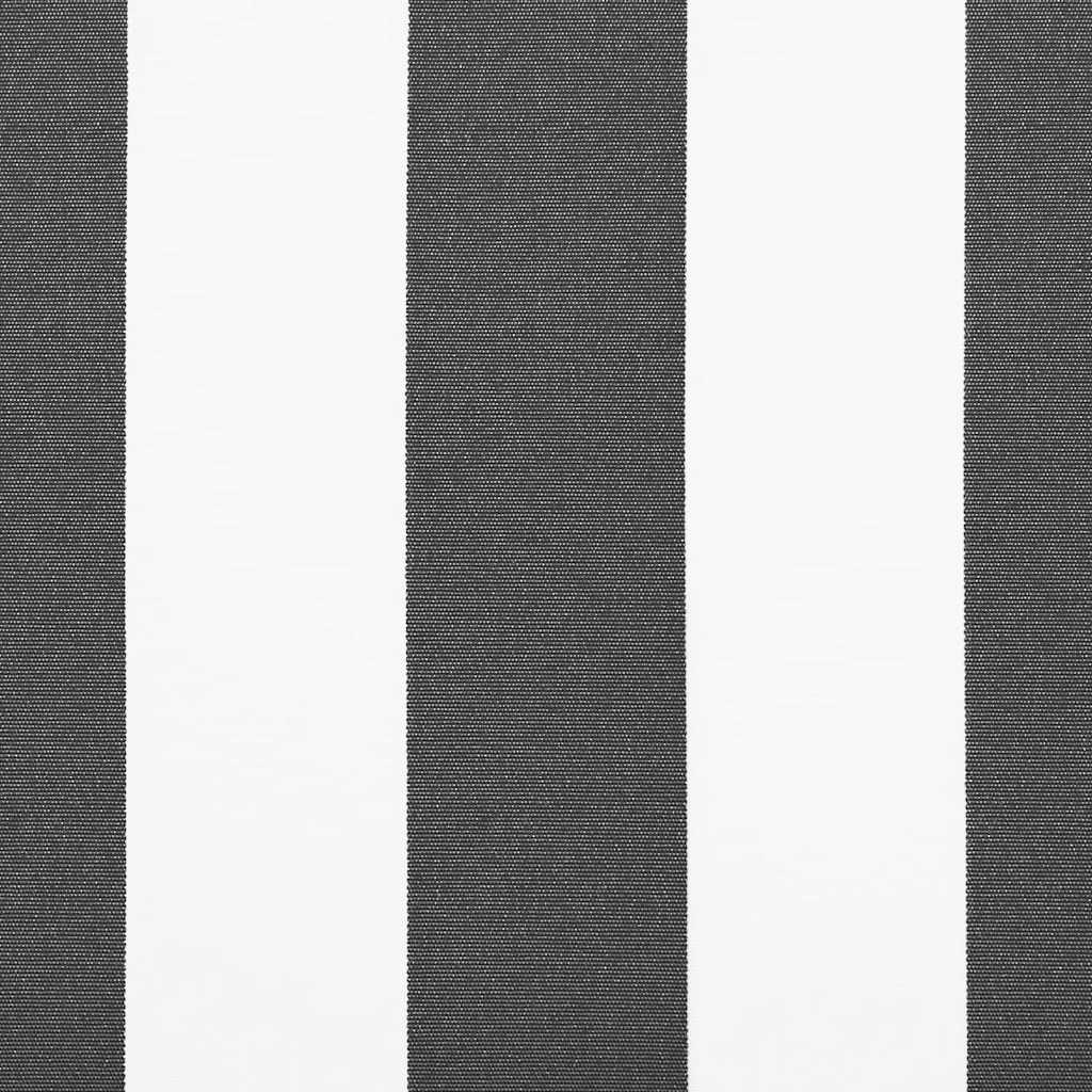 Copertină retractabilă antracit/alb, 3x2,5 m, textil/aluminiu GartenMobel Dekor