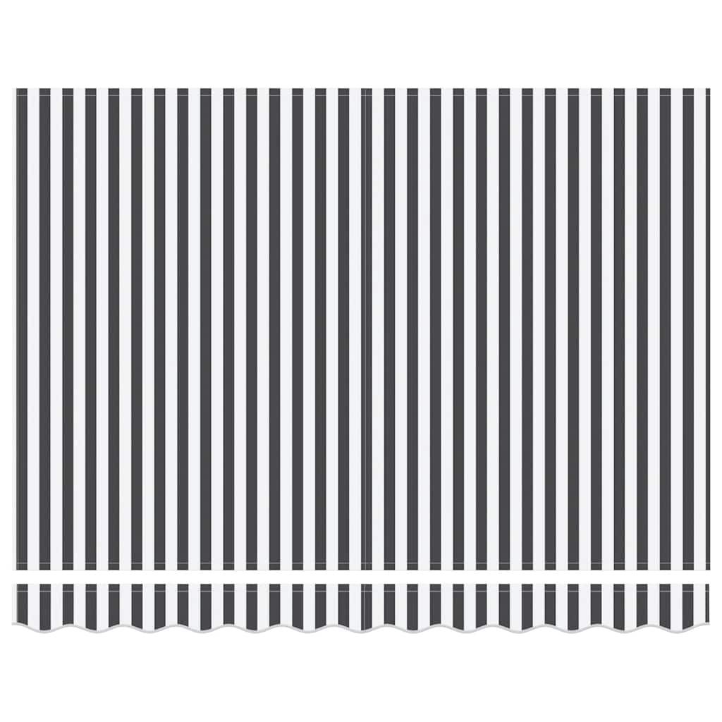 Copertină retractabilă antracit/alb, 3x2,5 m, textil/aluminiu GartenMobel Dekor