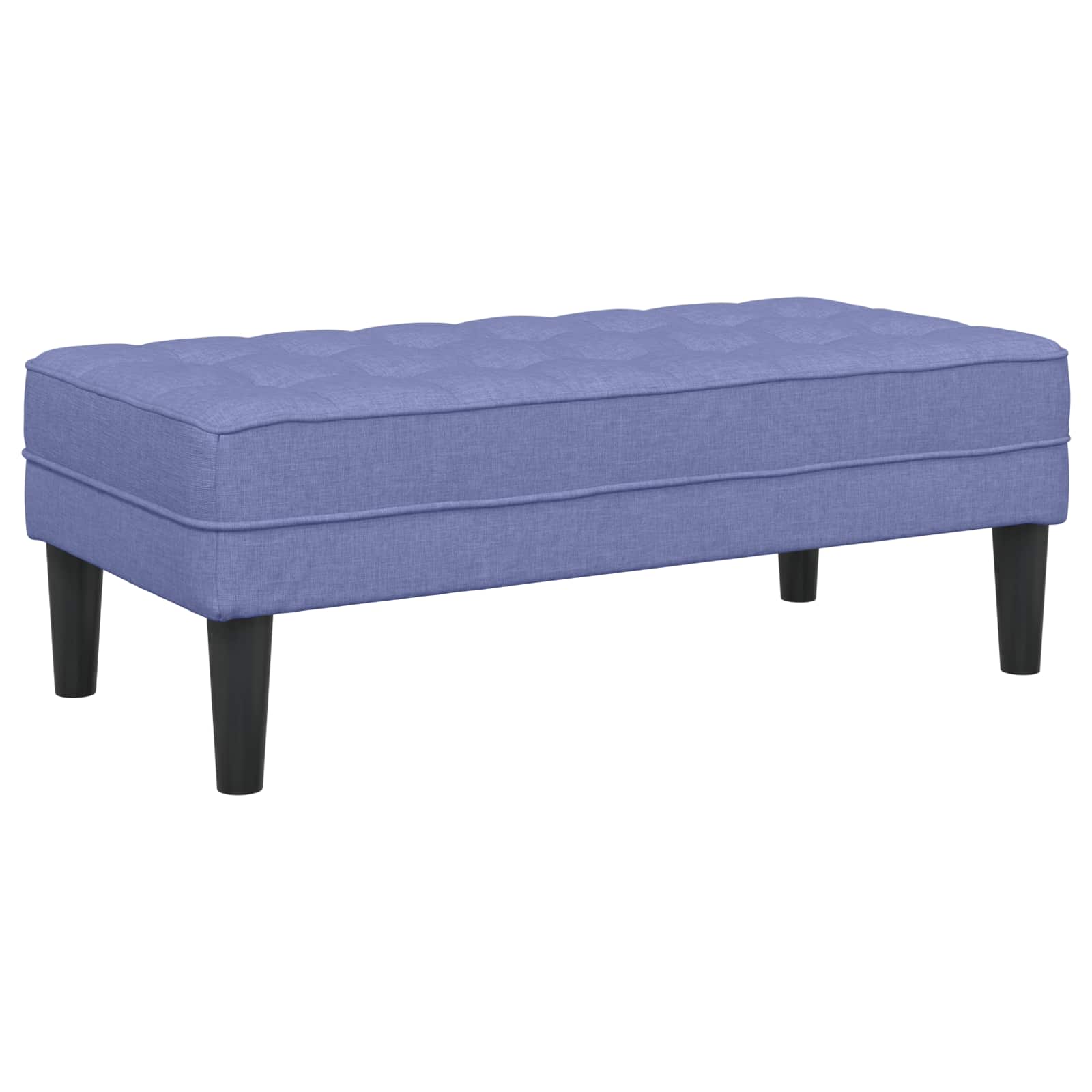 Set de canapea cu pernă 2 pcs Albastru Jeans Poliester GartenMobel Dekor
