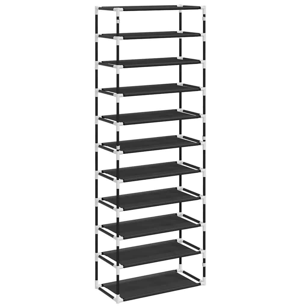 Pantofar, negru, 60 x 30 x 166 cm, material textil GartenMobel Dekor