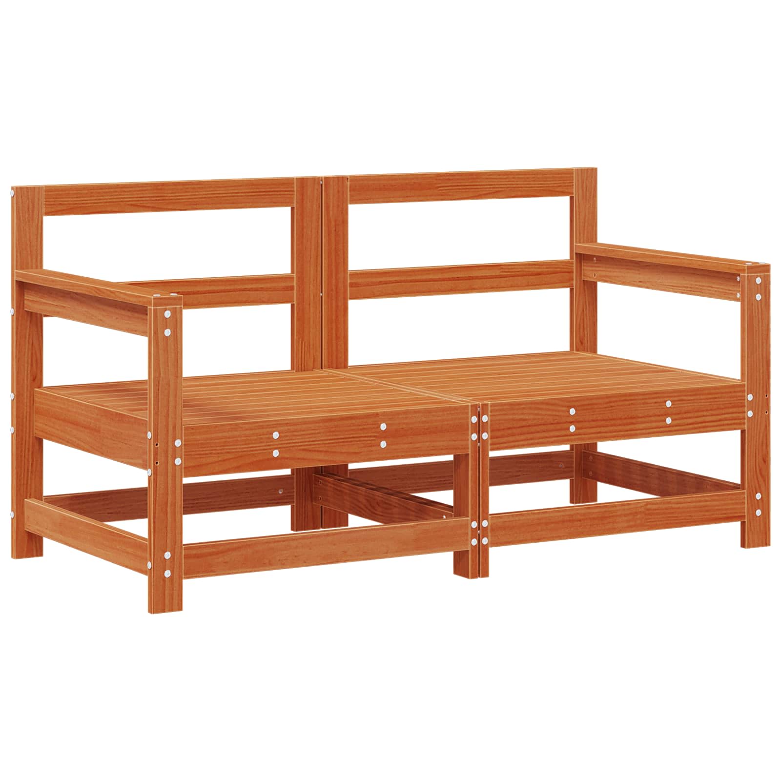 Set de lounge pentru grădină 6 pcs Maro Ceară Lemn masiv de pin GartenMobel Dekor