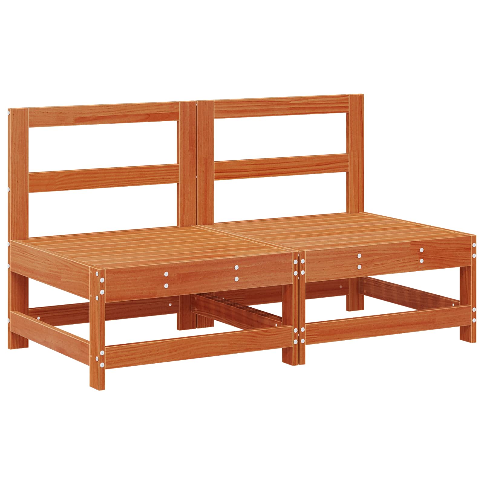 Set de lounge pentru grădină 6 pcs Maro Ceară Lemn masiv de pin GartenMobel Dekor