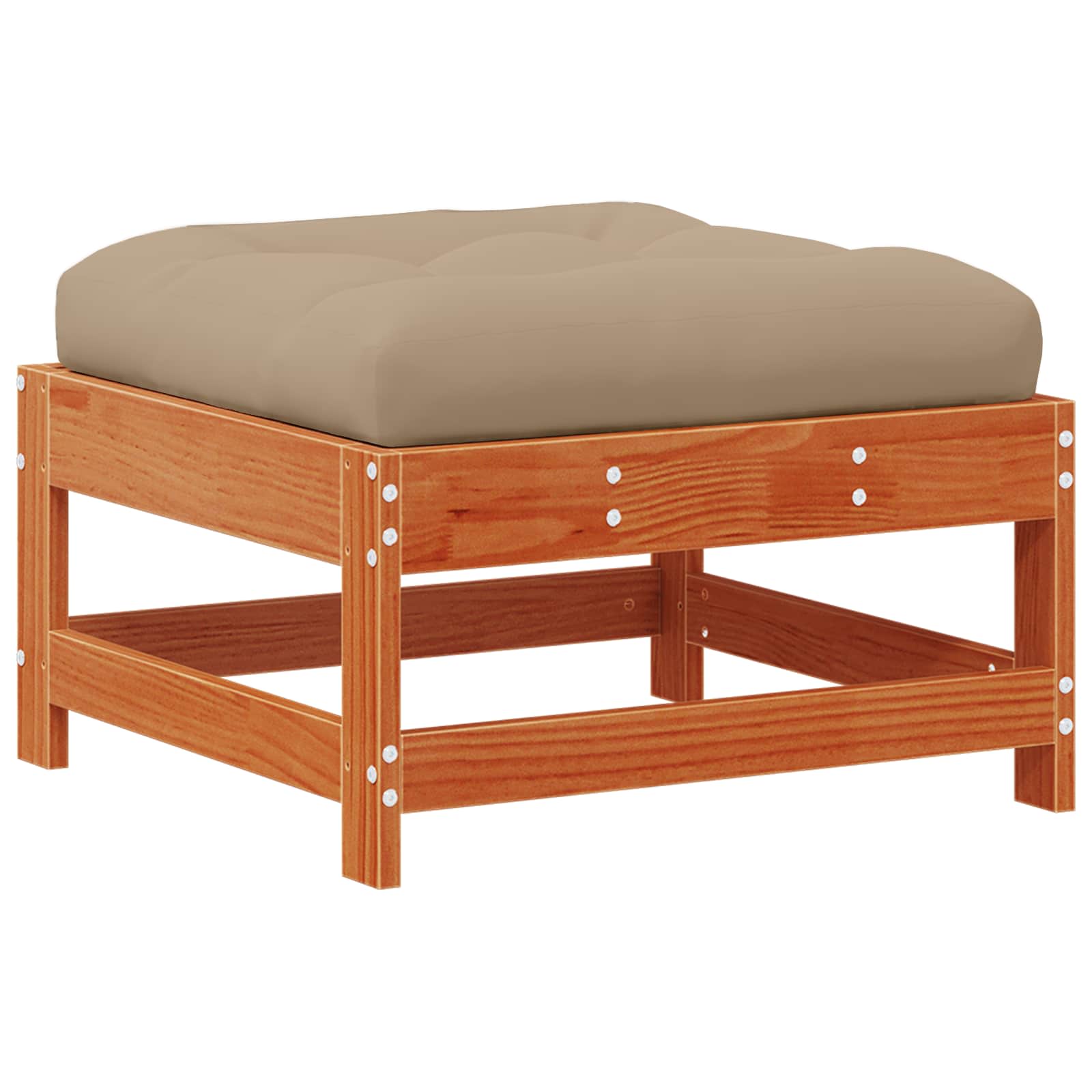 Set de lounge pentru grădină 7 pcs Maro Ceară Lemn masiv de pin GartenMobel Dekor