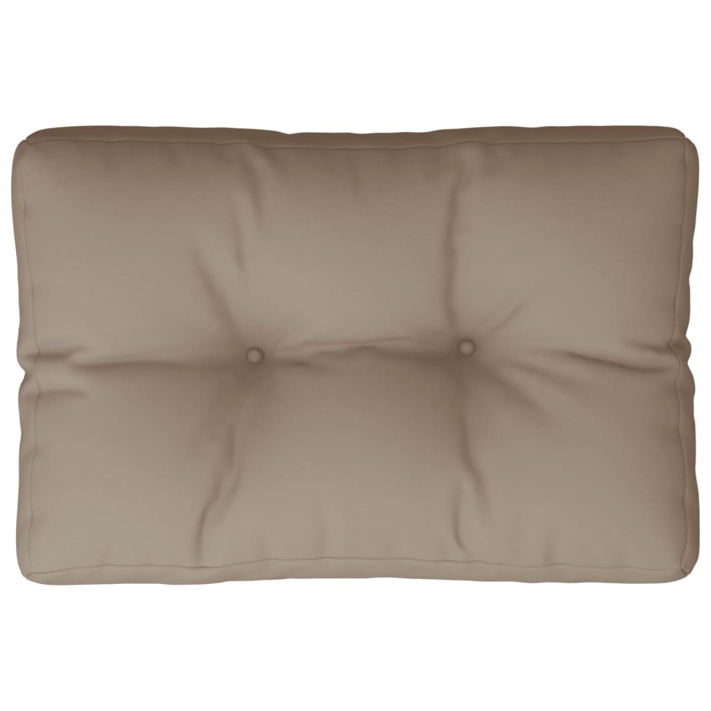Pernă de paleți, gri taupe, 50x40x12 cm, material textil GartenMobel Dekor