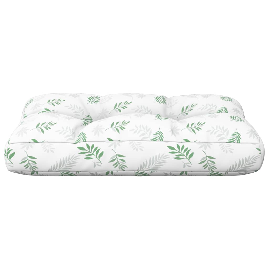 Pernă de paleți, model frunze, 50x40x12 cm, textil GartenMobel Dekor