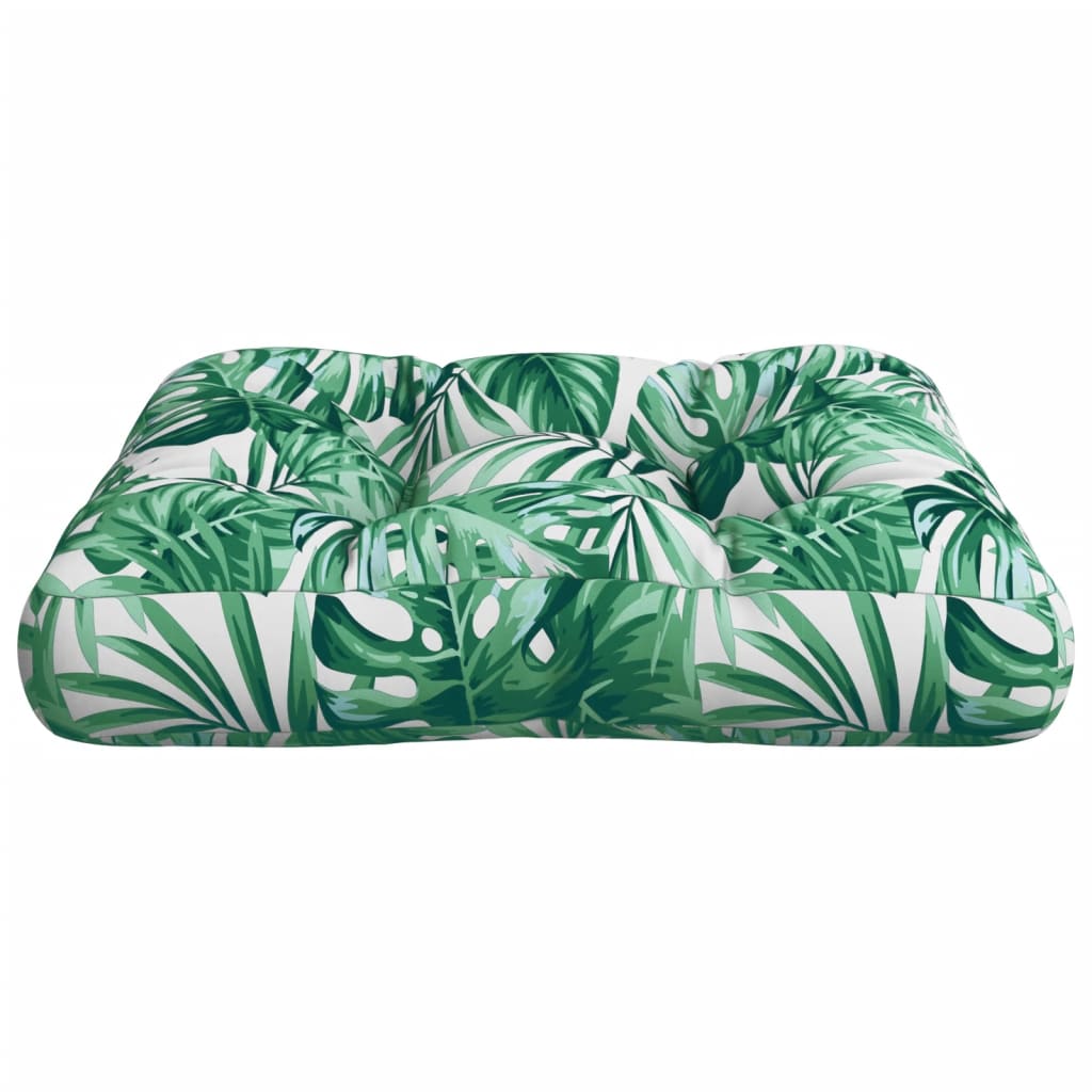 Pernă de paleți, model frunze, 50x50x12 cm, textil GartenMobel Dekor