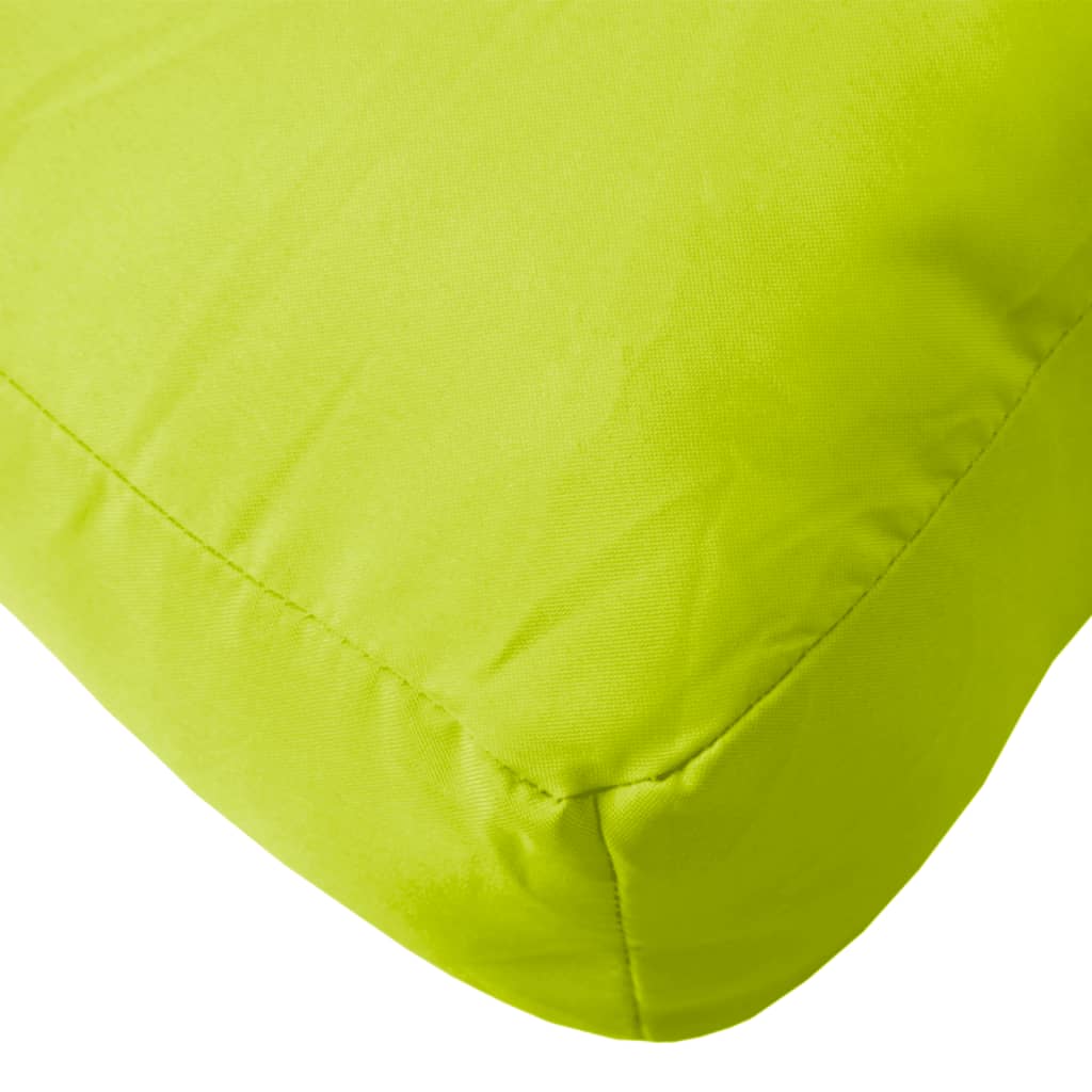 Pernă de paleți, verde aprins, 60x40x12 cm, material textil GartenMobel Dekor