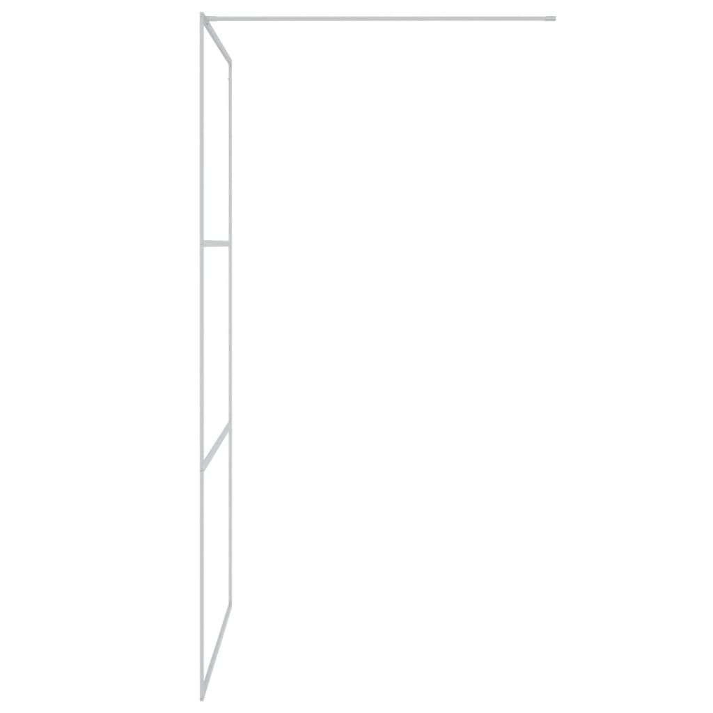 Paravan duș walk-in argintiu 115x195 cm sticlă ESG transparentă GartenMobel Dekor