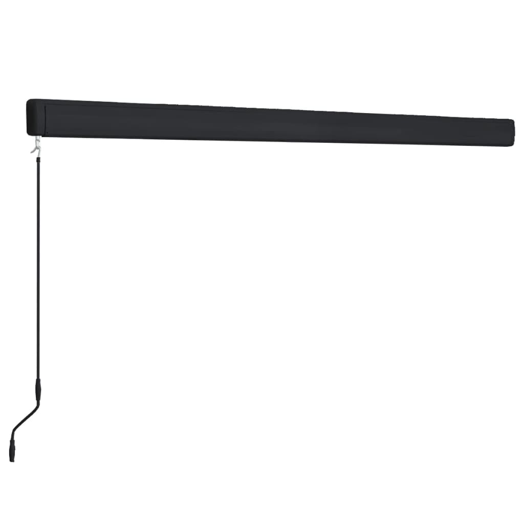 Copertină manuală tip casetă, albastru și alb, 350 x 250 cm GartenMobel Dekor