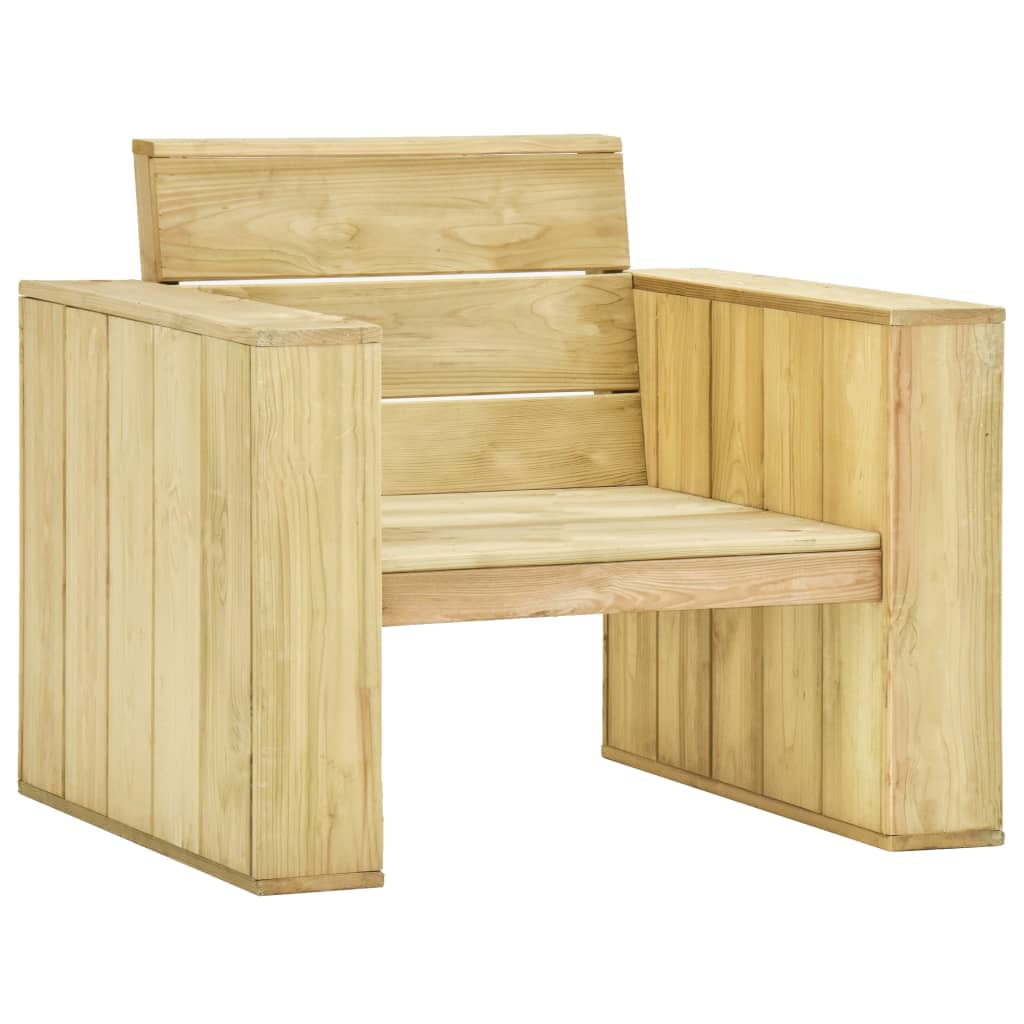 Set mobilier de grădină, 3 piese, lemn de pin tratat GartenMobel Dekor